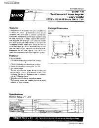 Datasheet STK400-030 manufacturer Sanyo